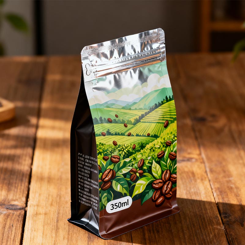 Kantong Stand-Up Plastik untuk Kopi