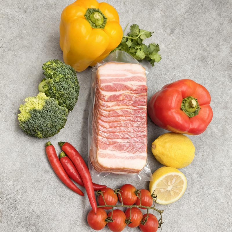 Tas Penyusut Vakum PVDC untuk Bacon
